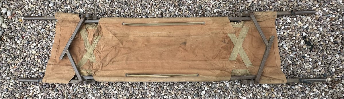 WW2 SWW British Airborne folding stretcher 2nd pattern dated 1944 from my personal collection now up for sale