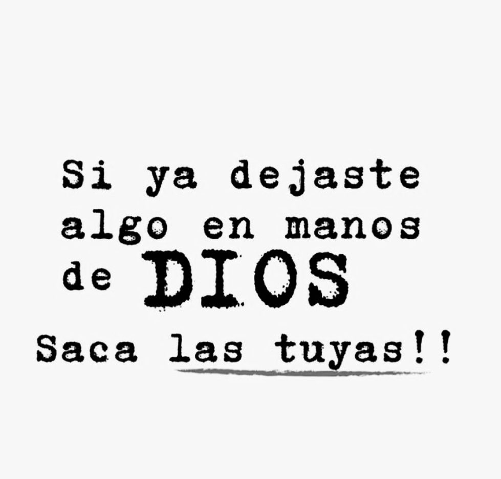 Dios en LETRAS tweet media