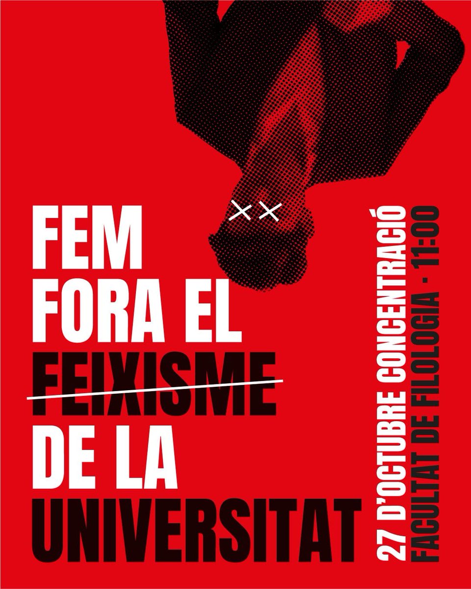 Demà tindrem a Vito Quiles en la UV intentant propagar el seu odi.

El que no sap és que ens tindrà enfront i no ho consentirem. 

Som més i millors que ells i demà li ho demostrarem.

Ens veiem a les 11!