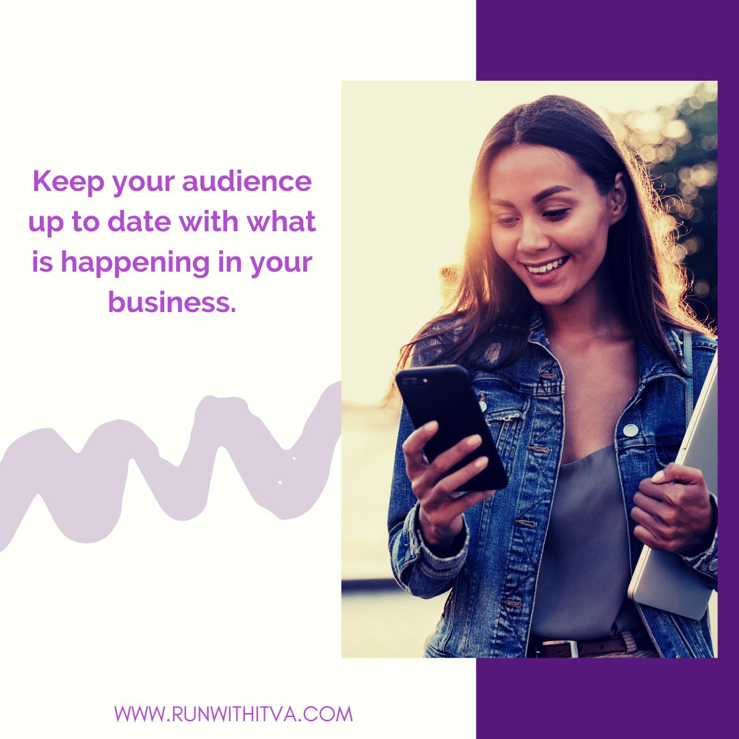 RunWithItVA's tweet image. Your audience wants to hear from you. They want to hear about how you can help them.

#smallbusinesshelp #outsource #businesssupport