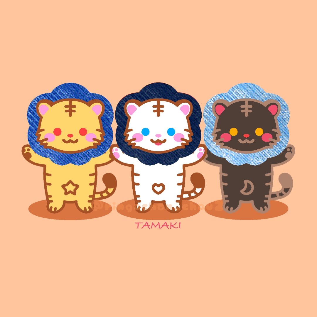 みんなはどの色が好き？🍎

 #デニムの日 
 #ゆるいイラスト 
 #かわいいシュシュのりんごちゃん