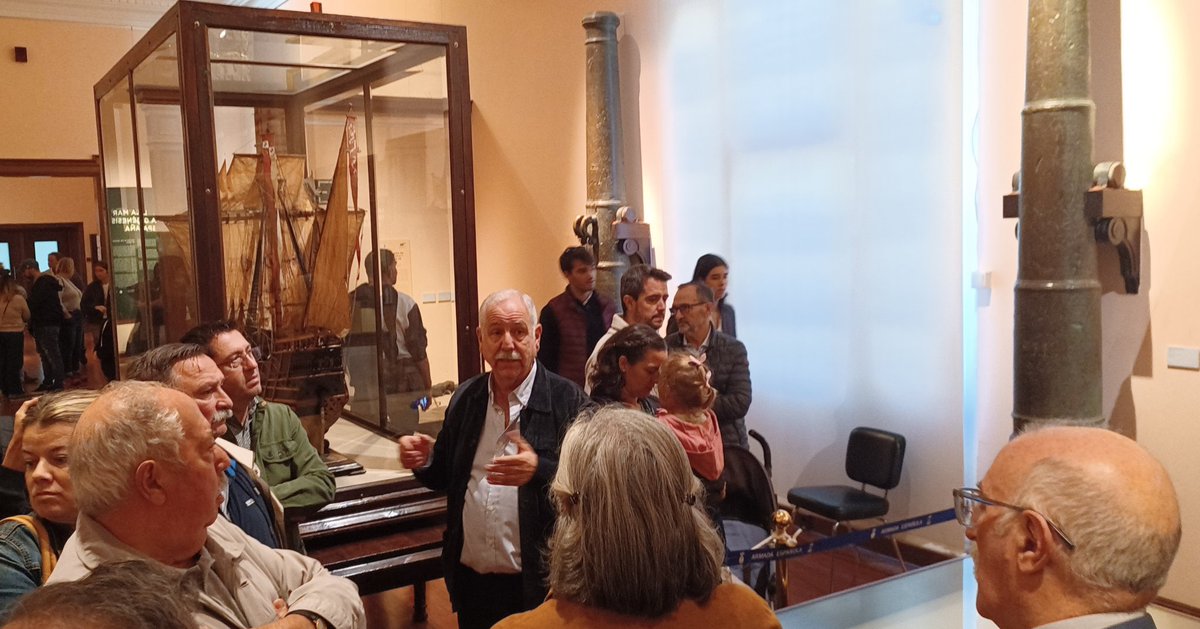 XL Congreso Nacional de Vexilología, visita guiada al Museo Naval de Madrid