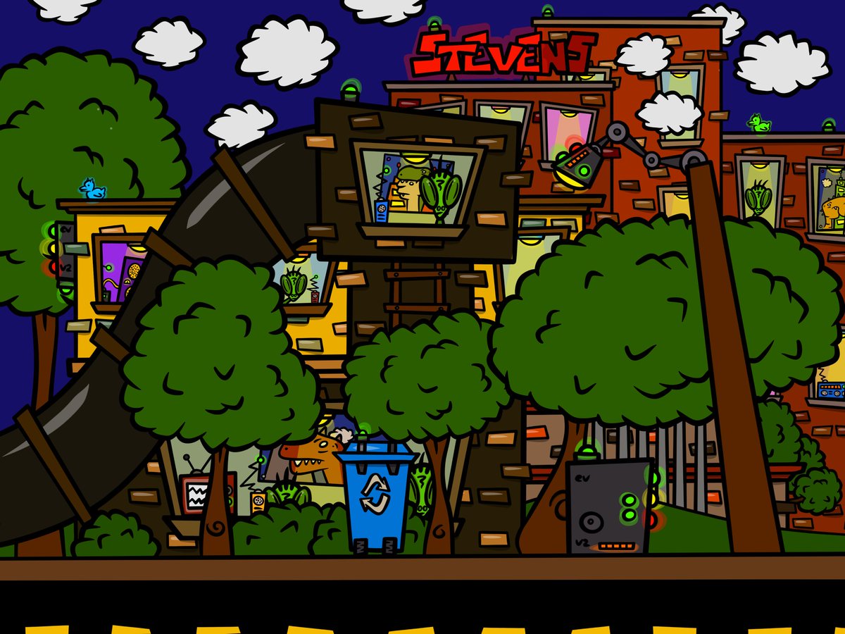 No1Likesteve's tweet photo. Just some doodle I did of the park and Steven’s College in Hoboken New Jersey.
#Hoboken #Art #playground #enjoylife #CartoonArt #NewJersey #artplug https://t.co/7NluYQp41p