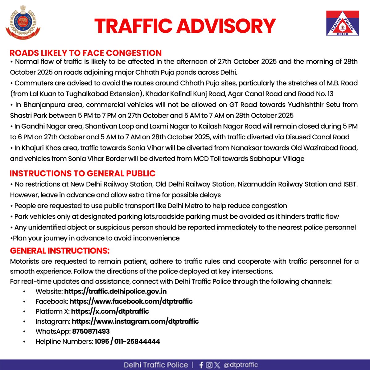 Delhi Traffic Police tweet media