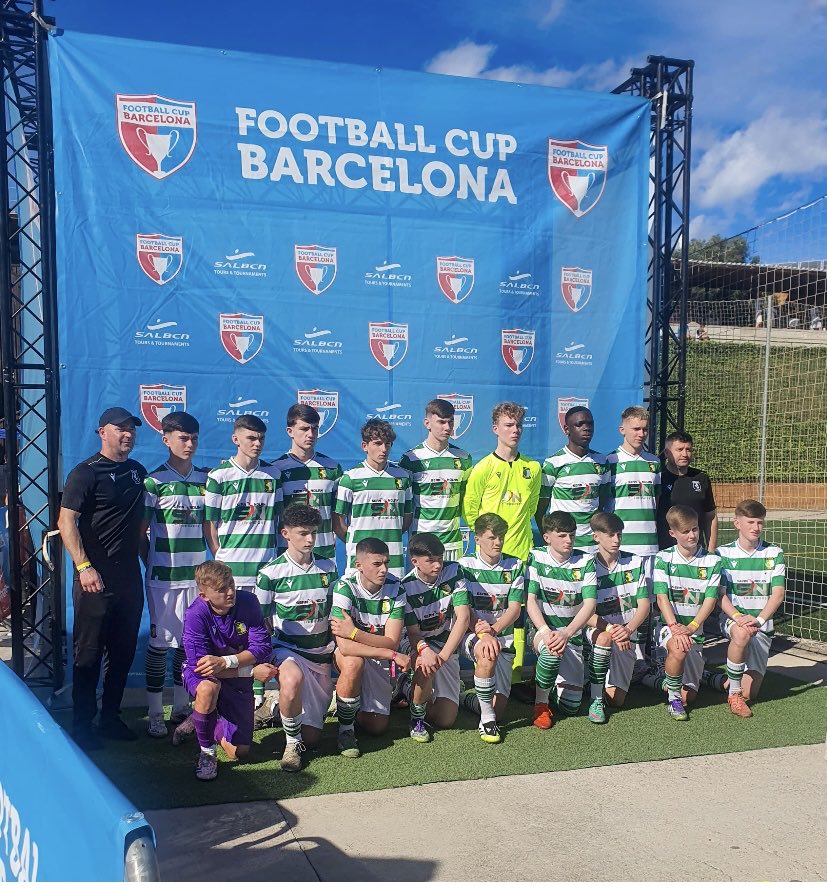 Leighton’s <a href="/StFrancisFC/">St.Francis FC</a> v <a href="/Stabaek/">Stabæk Fotball</a> semi final today 🇮🇪v🇳🇴 Barcelona cup ☘️<a href="/DDSL_Official/">DDSL Grassroots</a>