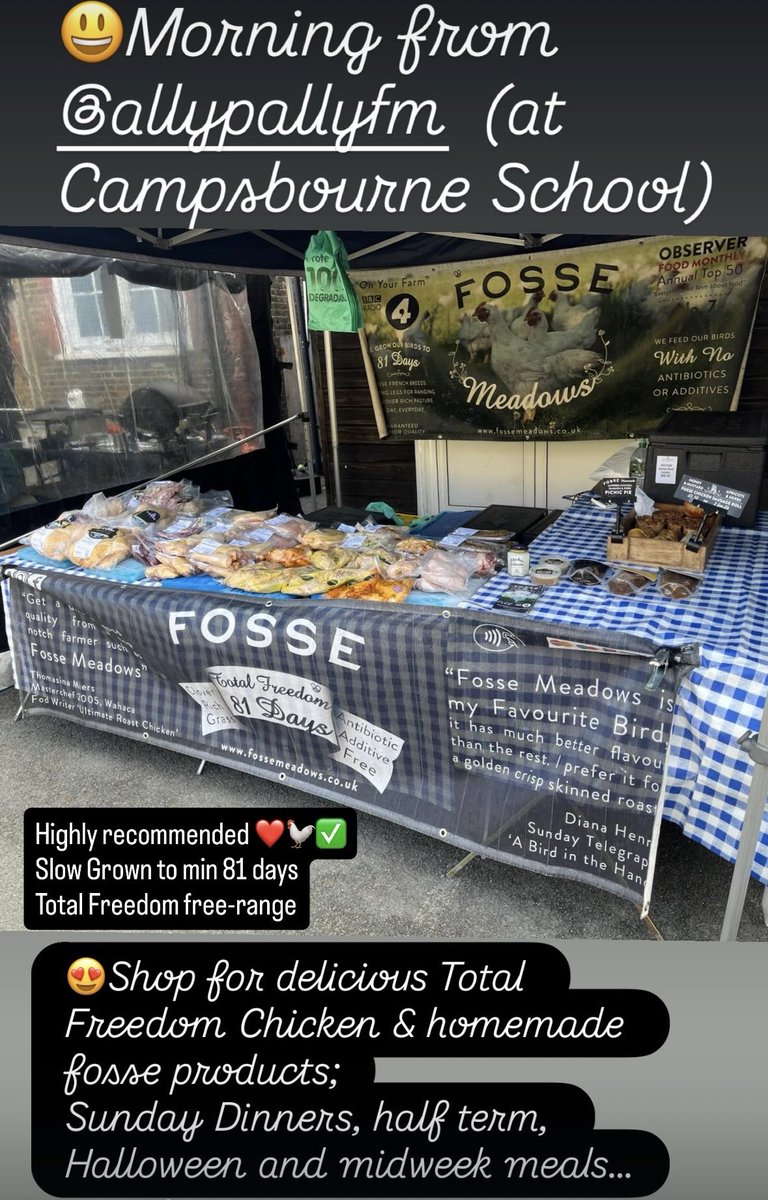 Happy Sunday shopping at our London Farmers markets!
<a href="/allypallyfm/">Alexandra Palace FM</a> <a href="/stroudgreen/">stroudgreen</a> <a href="/Londonfarmers/">LondonFarmersMarkets</a> High St Kensington, Queens Park, Blackheath 
Till 2pm!🕑