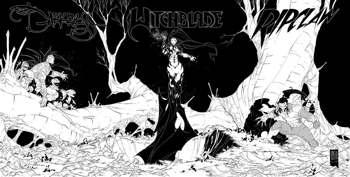 PatBoutin's tweet image. ILLO20251026… Darkness, Witchblade and Ripclaw, all together, from @TopCow 

#TheDarkness #Witchblade #RipClaw #TopCow #ImageComics #comics #MarcSilvestri #PatBoutin #action #fantasy