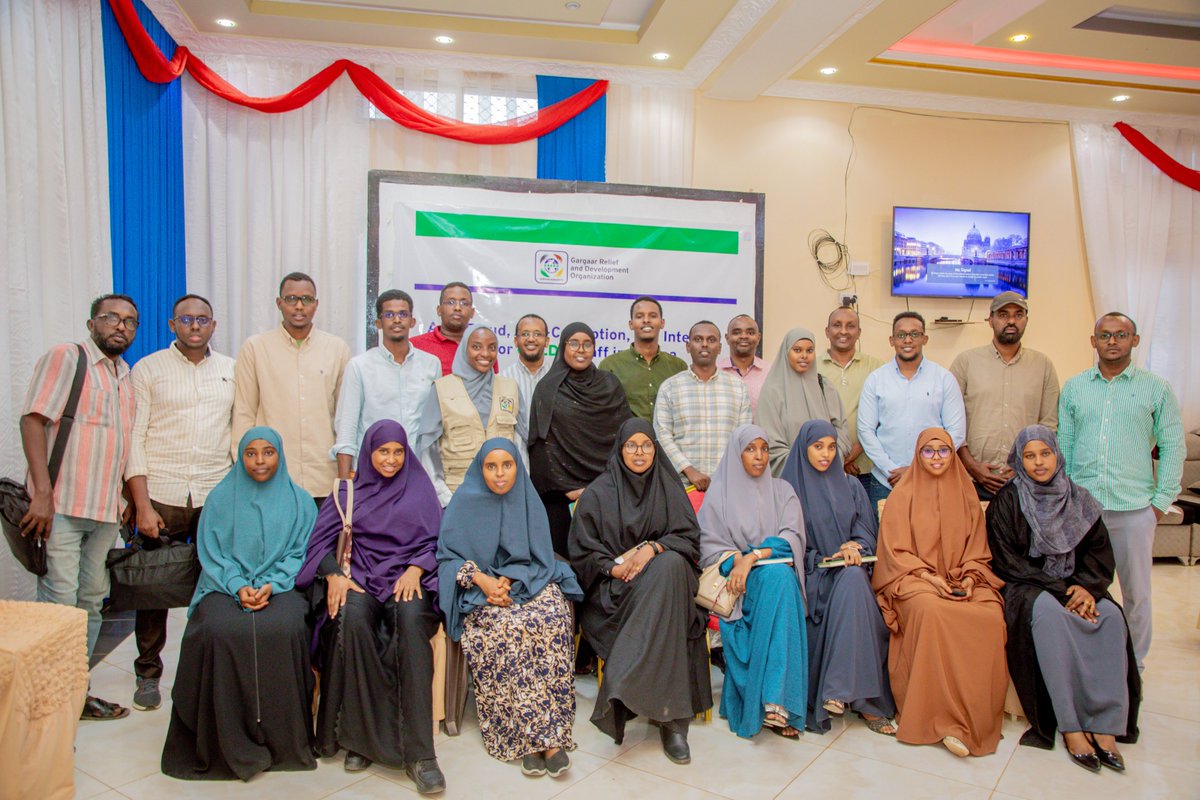 gredosom's tweet photo. @gredosom recently held a two-day training on Anti-Corruption, Anti-Fraud, and Integrity for staff in Baidoa.

The sessions strengthened understanding of ethics, integrity, and accountability, reinforced GREDO’s Code of Conduct and Anti-Fraud policies, and promoted a culture of transparency. Staff are now better equipped to identify and report irregularities, ensuring integrity across all operations.

#EthicsAndIntegrity #AntiFraud #Transparency #Somalia