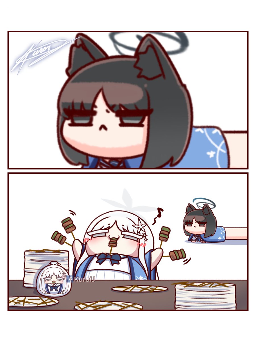 🍢⚪️🐱~~~~~~~

#BlueArchive #ブルアカ #kuroij