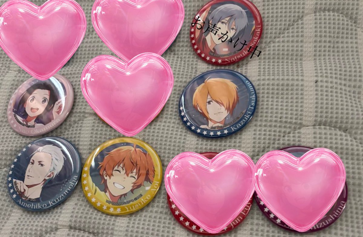 shihomukairinr1's tweet photo. 拡散希望
アイドルマスターSideM10th記念缶バッジ
譲一希、直央、雨彦、悠介、(夏来)
求定価＋送料
名古屋手渡しまたは郵送、合同ライブ2日目手渡し https://t.co/1BenVk1qEl