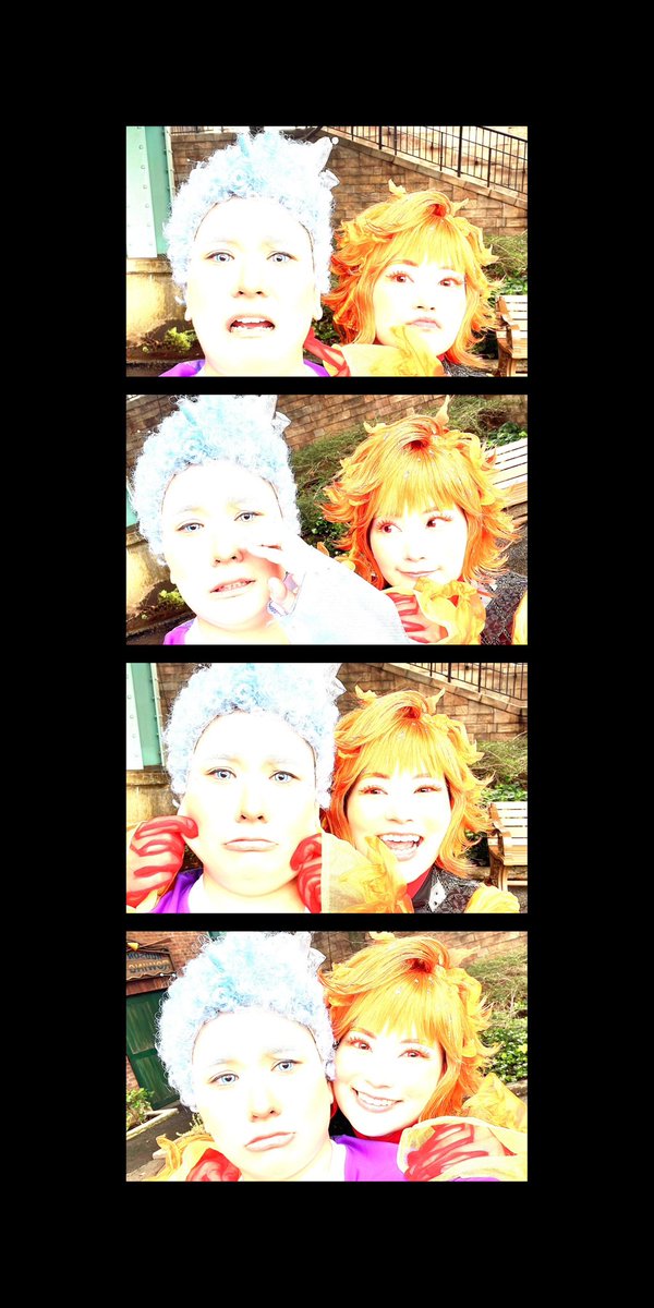 なんでもないただの2ショなんだけど本編のプリクラ風にしてみた📸笑

ウェイド💧<a href="/S_Dhallo/">K!M</a> 
エンバー🔥<a href="/Auglast0831/">小粒めう25🌊🌋</a> 
#Elemental  #マイ・エレメント　
#Dハロ仮装2025