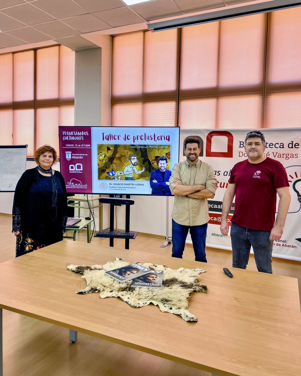 Ayer en #Abarán revivimos la #Prehistoria con varios grupos de peques. Curiosidad, risas y unas ganas increíbles de explorar nuestro pasado. ¡Un día perfecto! ☺❤