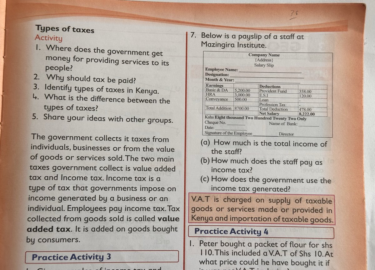 Randomly opened a Grade 6 CBC text book and bumped into this😅 eii