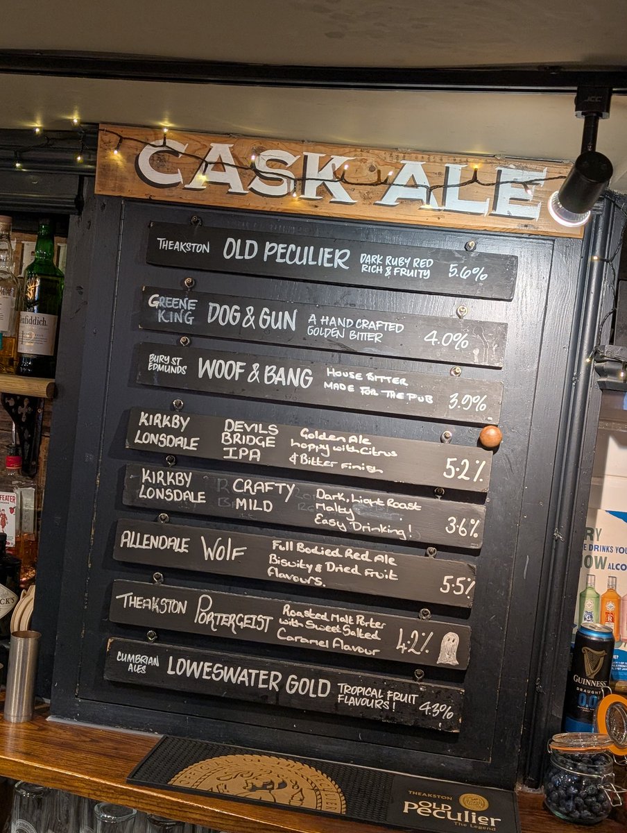 You'd never believe this was a Greene King!  #pub #beer #unbelievable #keswick #lakedistrict