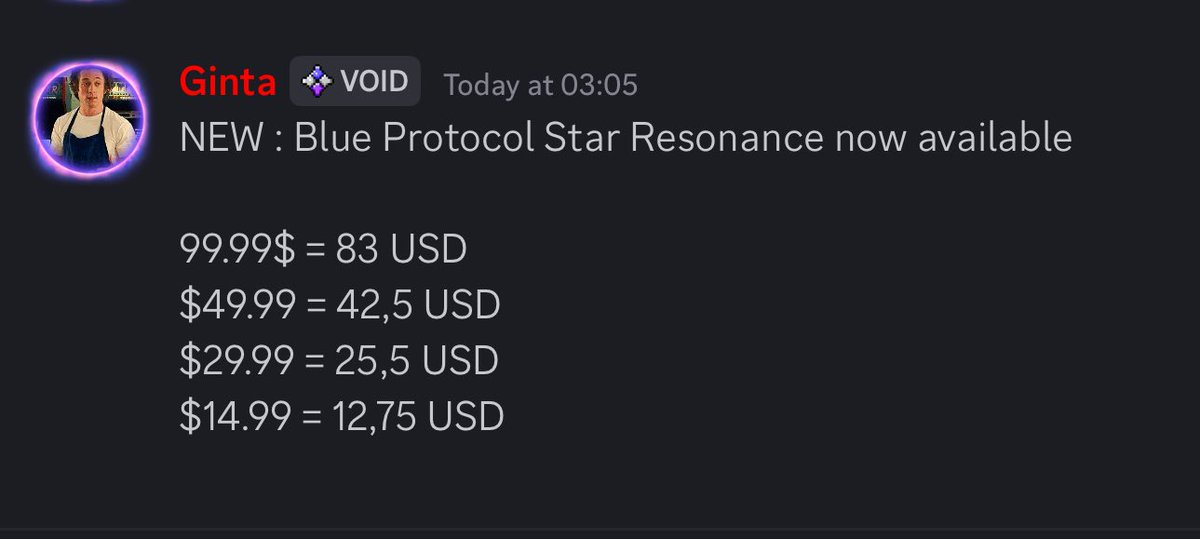 Blue Protocol Star Resonance now available

Save 15% OFF on Ruby

—> discord.gg/UJQGgJM6Zb

#BlueProtocolStarResonance #BPSR