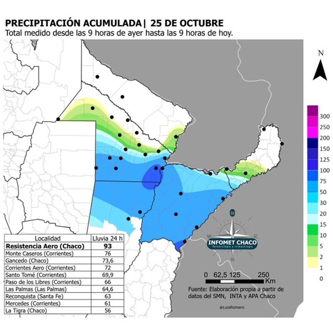 Las🌧️🌧️ del sábado debieran haber mejorado #Agua2m en Entre Rios, Norte Santa Fe y también muy oportunas para el rendimiento del🌻en el NEA💪💪