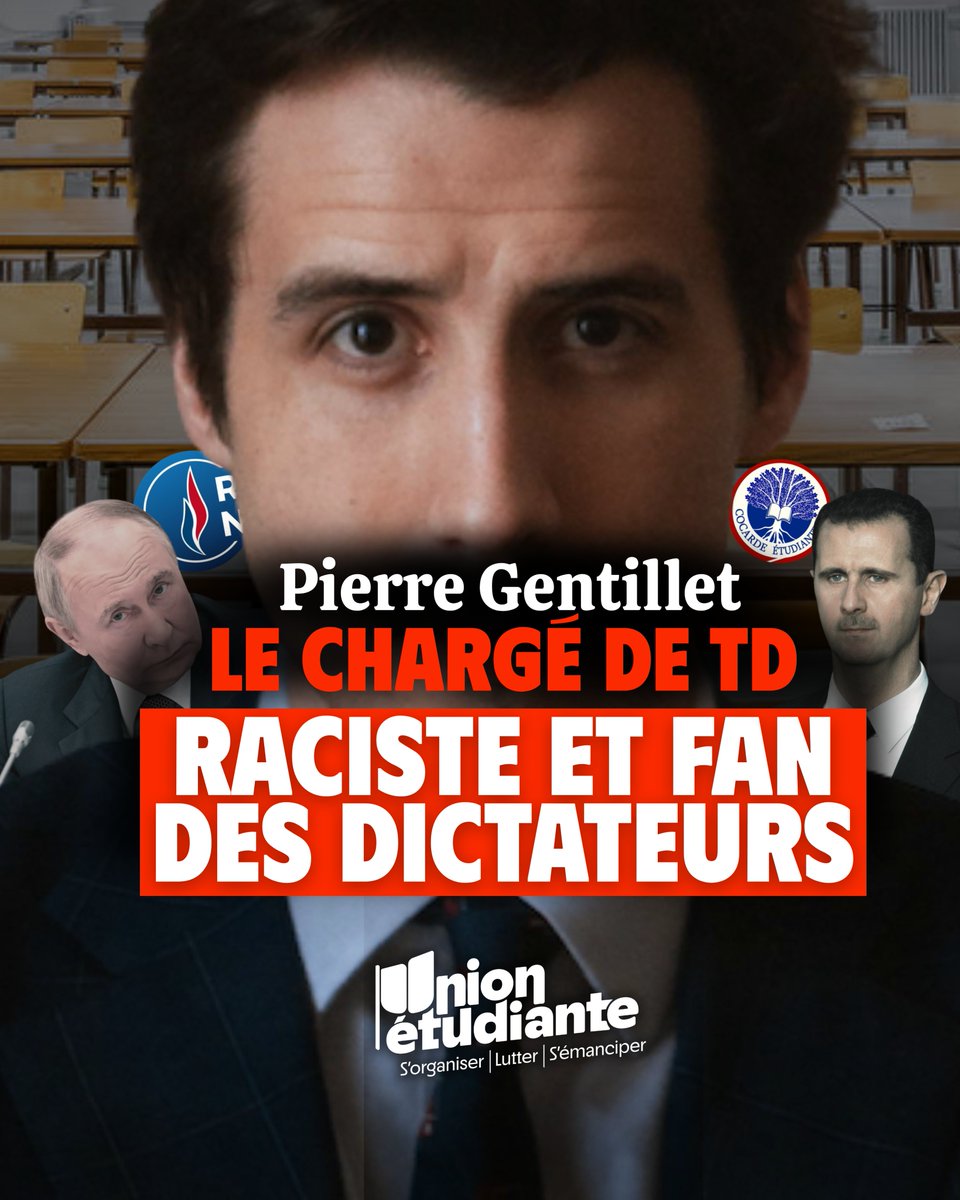 🔴 Un enseignant raciste, fan des dictateurs et complotiste ? 

Qui est Pierre Gentillet, chargé de travaux dirigés en droit à <a href="/SorbonneParis1/">Université Paris 1 Panthéon-Sorbonne</a>