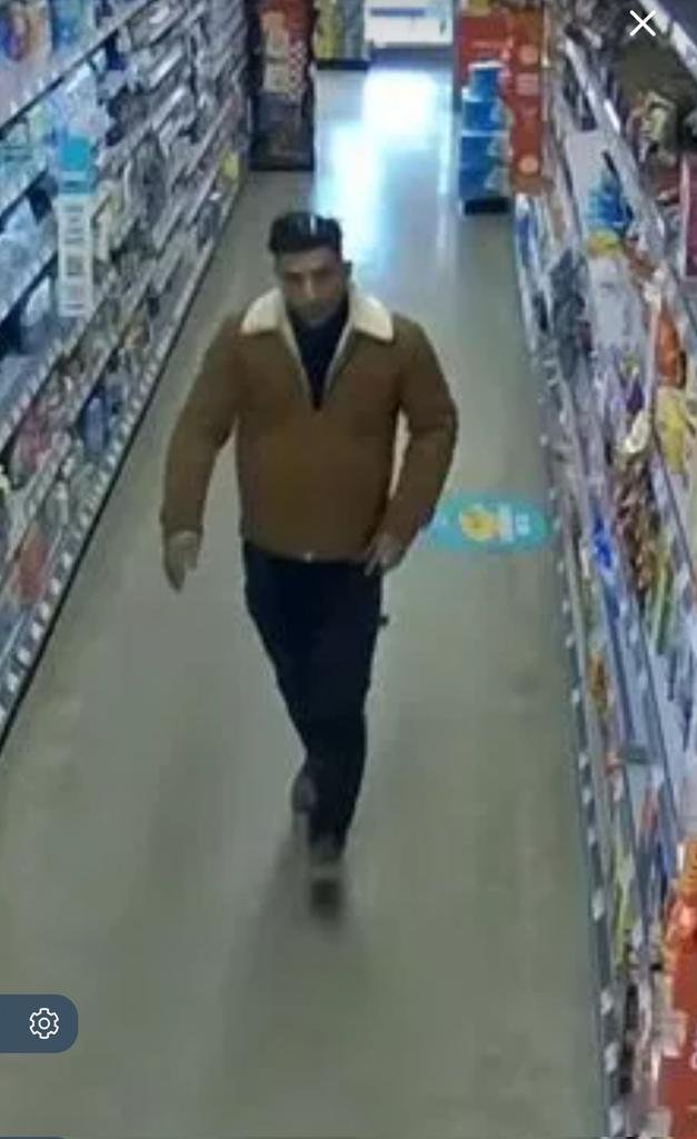 Lancashire police are keen to speak to this man who allegedly assaulted a 70 year old woman in the Coop in Waterfoot.