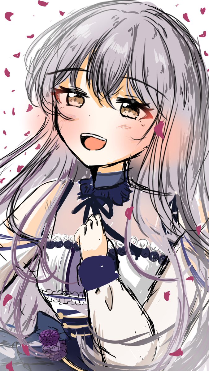 poepoe_purin015's tweet image. ゆきなさんお誕生日おめでとう!🌹💜✨️
 #湊友希那生誕祭2025
 #湊友希那誕生祭2025
 #bandoriart