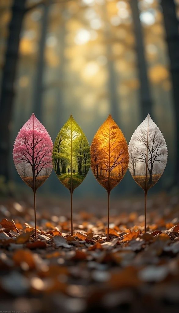 4 mevsim gibidir ruhum
Sonbahar kış ilkbahar yaz
Farklı renk de farklı desen de
Hepsi de gerekli hepsi de değerli

#Güne ☀️
                       #Pazar 🌻
                                               🍁❄️🌸🌞