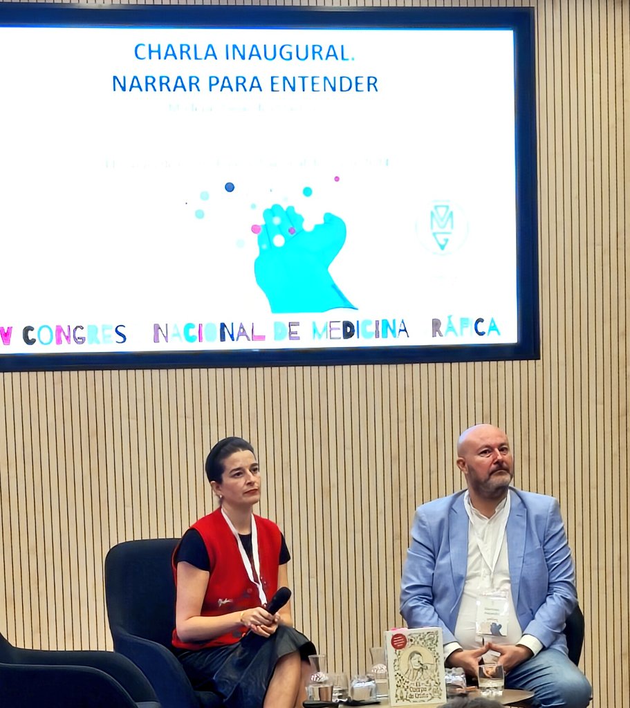 Haber contado con la presencia de Bea Lema en el  #congresoSEMGRAF2025
ha sido un privilegio.
Premio nacional de comic pero sobre todo una artista increíble y una persona encantadora y sensible.
Moderó <a href="/talphin1975/">Alejandro Martinez</a>