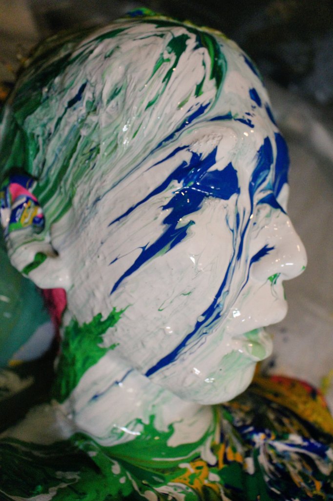 名古屋でのがっつりペイントメッシー👍️

ryu₋toさん(<a href="/ryu_to8279/">ryu_to</a> )にドロドロに汚して貰いました！！

絵の具まみれ気持ちいい🤤
#メッシー