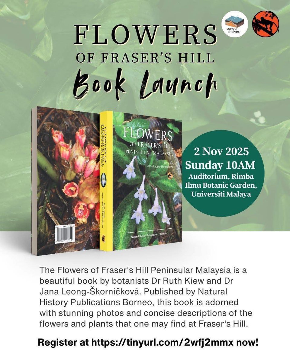 📣📣📣 A public announcement! If you happened to be in #KualaLumpur, 🇲🇾 and interested in plants and botany! This is an event you shouldn't miss! 

#SBGScience #NHP_Borneo