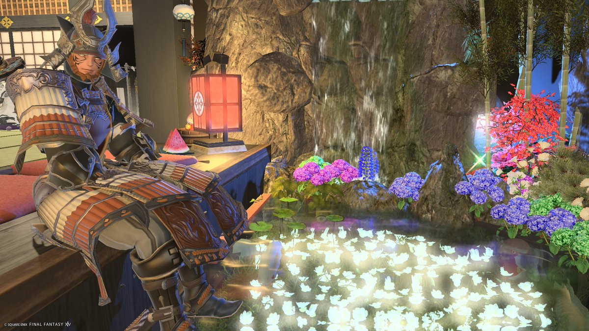 jill_c_ff14's tweet photo. 二次会としてメンバーのちゃんさん作のお城🏯で撮影させていただきました🤩殿に合戦の報酬を要求する武将たち、却下されて最後には謀反が()
#FF14関ヶ原　#LynxLink_EL https://t.co/4Q83zCmCaV