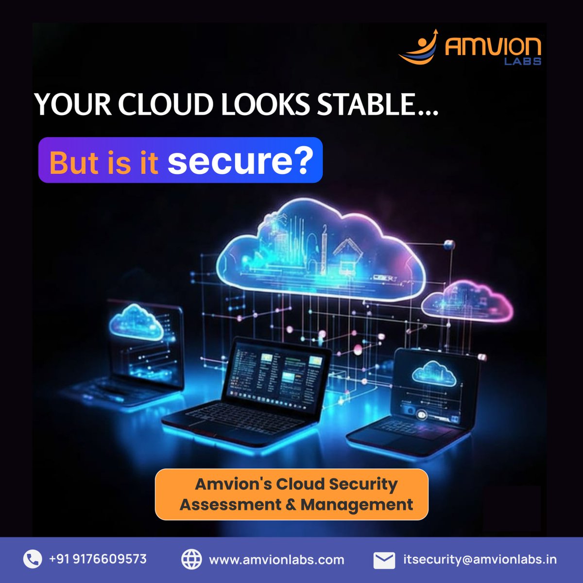 amvion_labs's tweet image. Your cloud looks stable… but is it secure?

Stay one step ahead of cyber threats with Cloud Security Posture Management. 

👉Protect Your Cloud Before It’s Too Late → amvionlabs.com/services/secur…

#CloudSecurity #CyberSecurity #CloudProtection #CloudSafety #SecureCloud