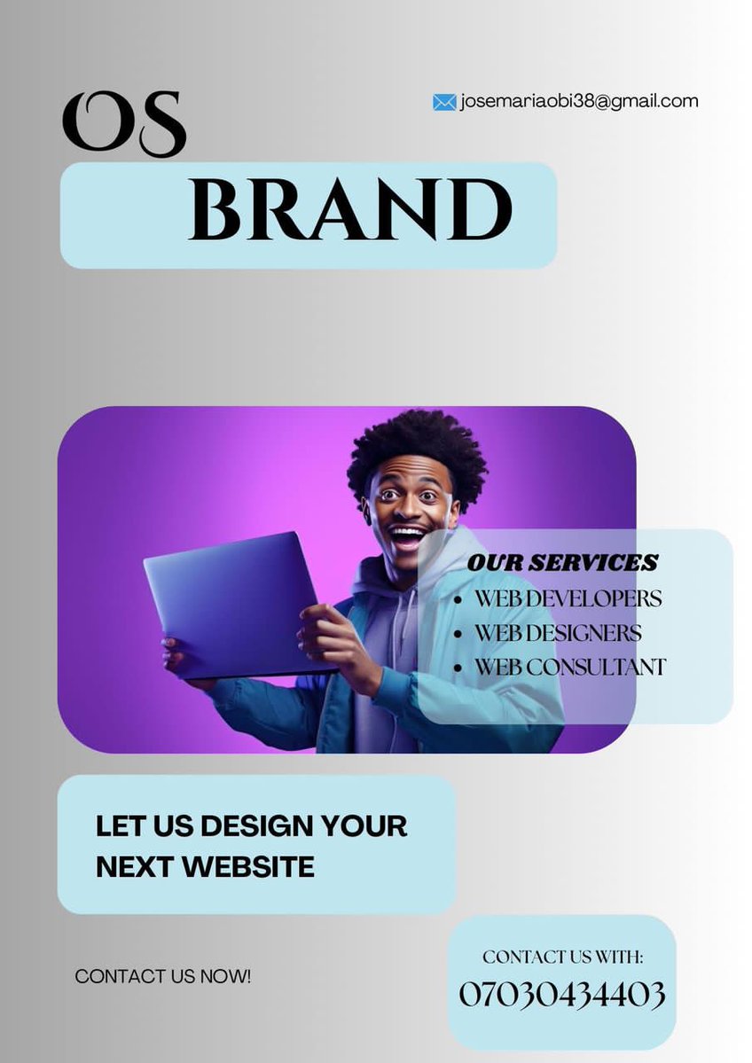 JehnY61062's tweet image. We are at your service. We are fast, affordable and reliable 💯. We are active asf 😉 #BusinessProposal #DigitalMarketing #webdevelopmentprojects #webdesignservice