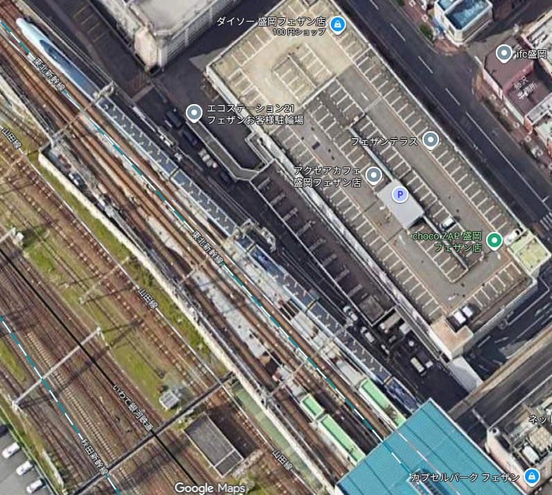 Senryokugan's tweet photo. 盛岡駅のこの車両、もしかして次世代のやつかな https://t.co/0olVQsmlsE