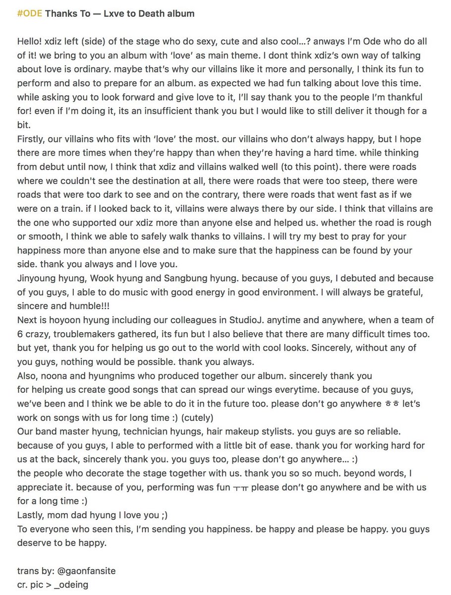 #ODE Thanks To. — Lxve to Death

🦊 to everyone who seen this, I’m sending you happiness. be happy and please be happy. you guys deserve to be happy.