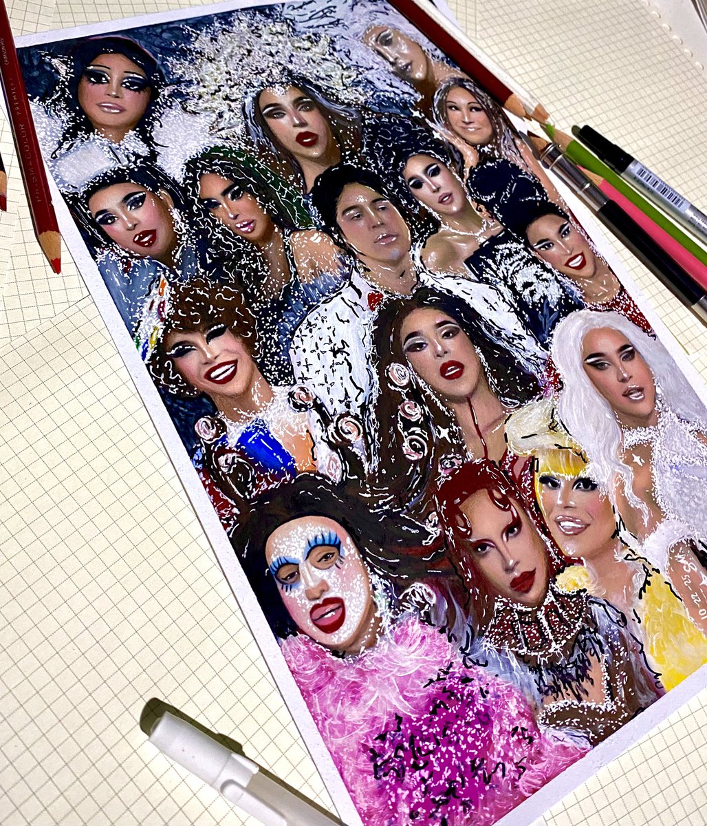 <a href="/VinasDeluxe/">Viñas Deluxe #MisisIt</a>’s iconic looks! 💋

This artwork is my way of saying thank you. For choosing to tell your story through art, and for inspiring others, like me.

“It’s not perfect, but it tells a story.” - ep. 4

Maybe it’s not perfect, still flawed. But it tells a story.