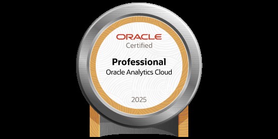I’m now an Oracle Certified Professional in Oracle Analytics Cloud <a href="/Oracle/">Oracle</a> <a href="/OracleDevs/">Oracle Developers</a>