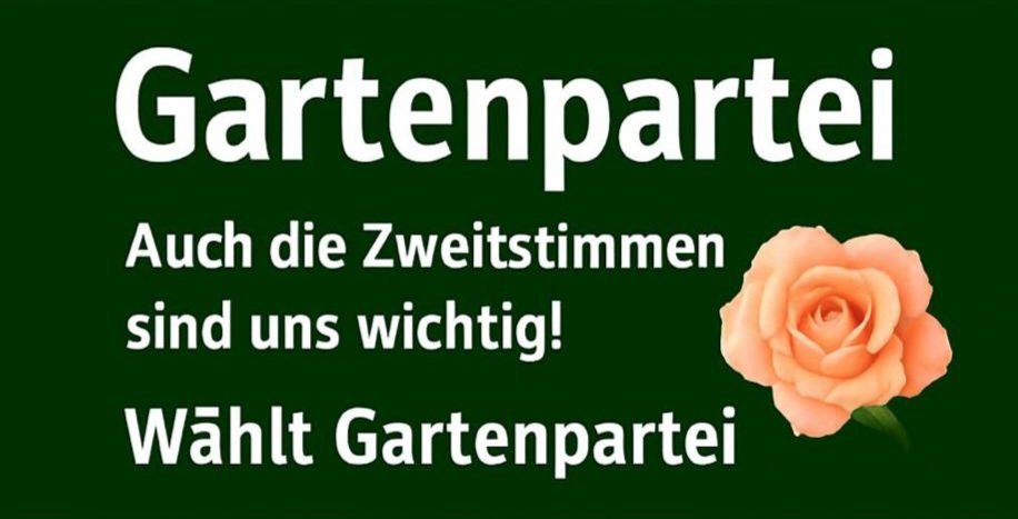 #Landtagswahl Sachsen-Anhalt 2026 / nur mit uns gibt es Veränderungen #Gartenpartei