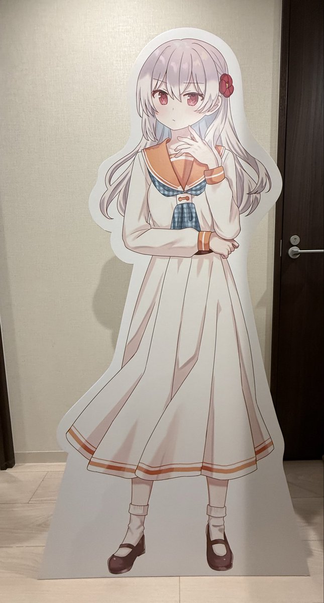 serori_db's tweet photo. ちうね先生(@yachixxxxxx )に依頼していた雪佳ちゃんイラストから等身大パネルとミニパネルを作らせていただきました！
これから毎日雪佳ちゃんが待ってくれてるからQOL爆上がりですわよ…！
素敵なイラストありがとうございます！
#紡ぐ乙女と大正の月 https://t.co/IFYjit2Xta