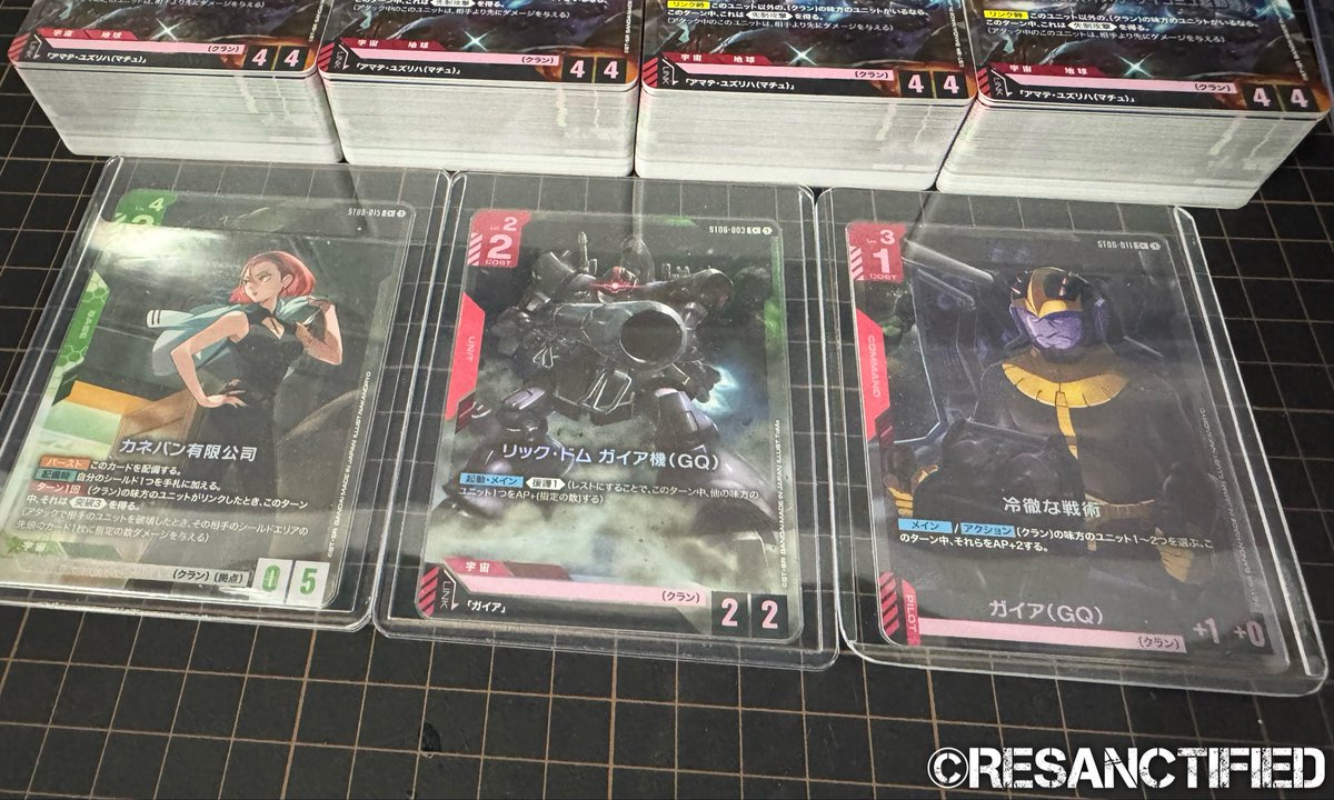 resanctified's tweet photo. [ST06 Pulls]

No God deck, but got an LR+ yayyy 🫶

#ガンダムカード
#GCG
#GUNDAMCARDGAME https://t.co/FwTU8ZTd8E