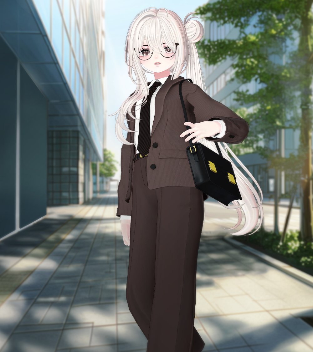 Applauseさまのキャンペーン当選しました✨
バックや飲み物も付いていてうれしいセットです☕
フォーマルで大人っぽいしなのちゃんかわいい！
#MyApplause #WishList_VRC #Shinano3D