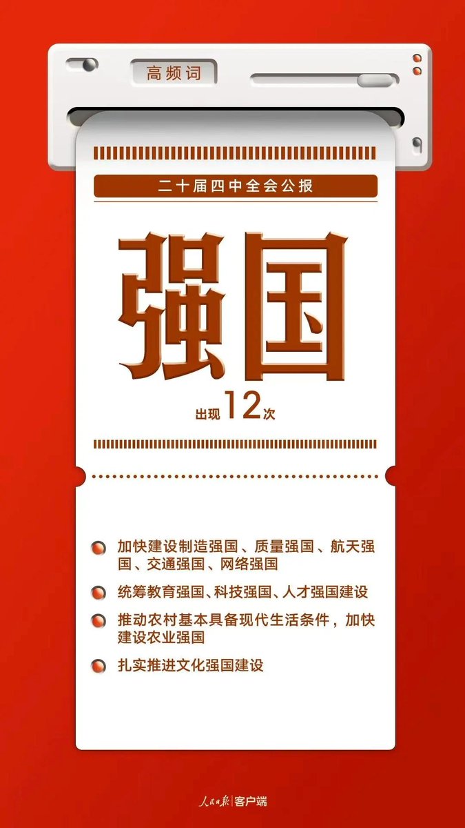 8个高频词，一起学习党的二十届四中全会公报