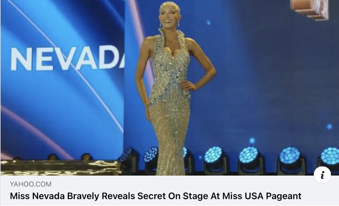 Good for her and congratulations!

I have spoken with high-tech targeted, beam assaulted women over the years. The men in this program, sitting behind energy weapons, are beaming the hair off of a lot of women's heads hoping destroy self-esteem. 

yahoo.com/news/videos/mi…