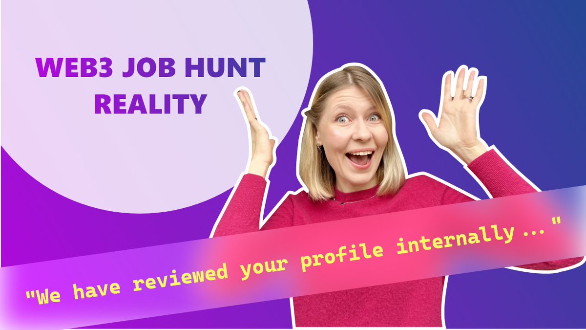 Salina_dev's tweet photo. I made a video about the dark side of the #Web3 job market, and how to survive it.
Watch here 👇
https://t.co/rvnANZS7jC

#Blockchain #Web3Builders #CyberSecurity #CryptoCommunity https://t.co/82gIq1VkyG