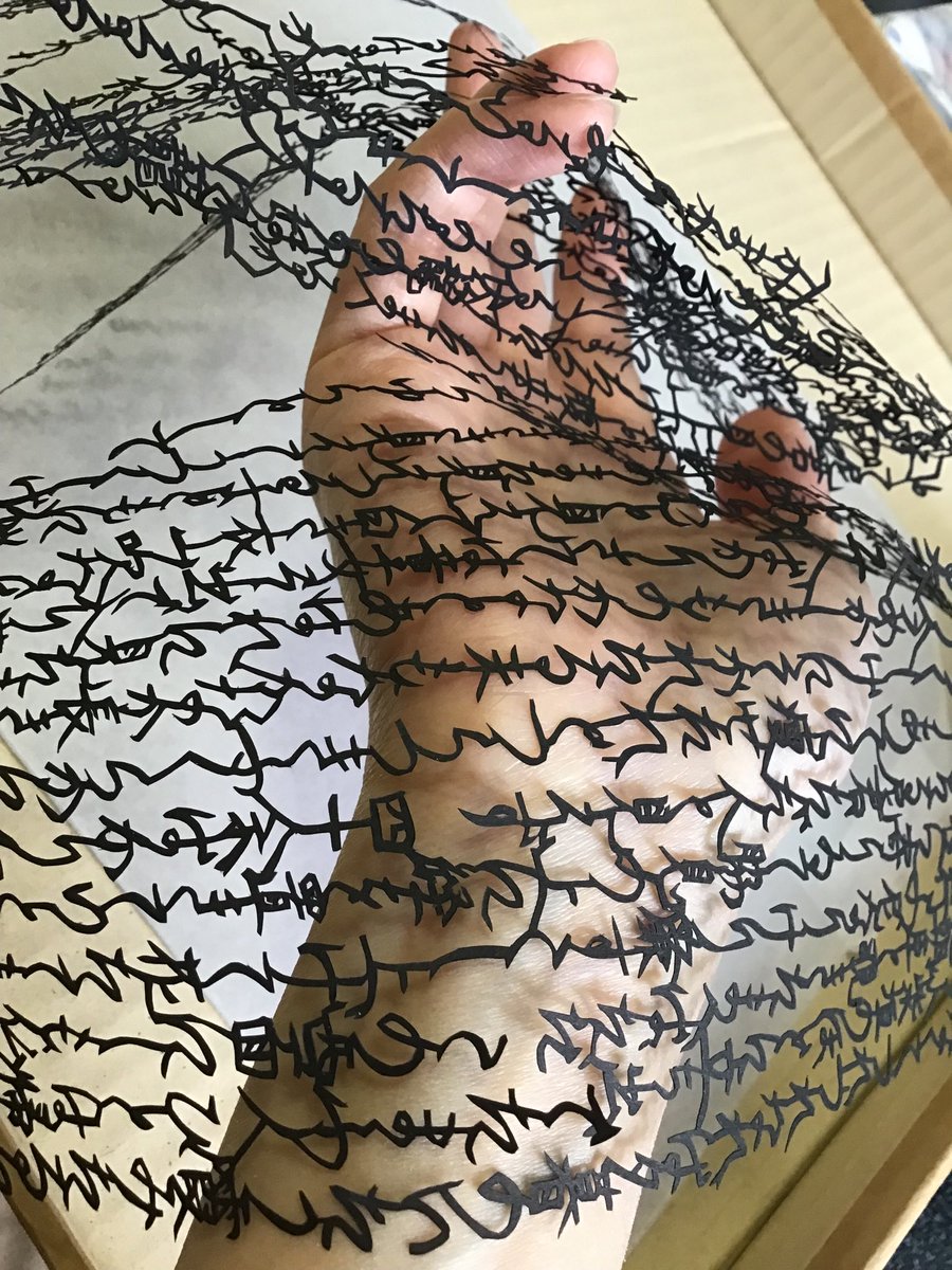 舟華（切り絵の人） on X