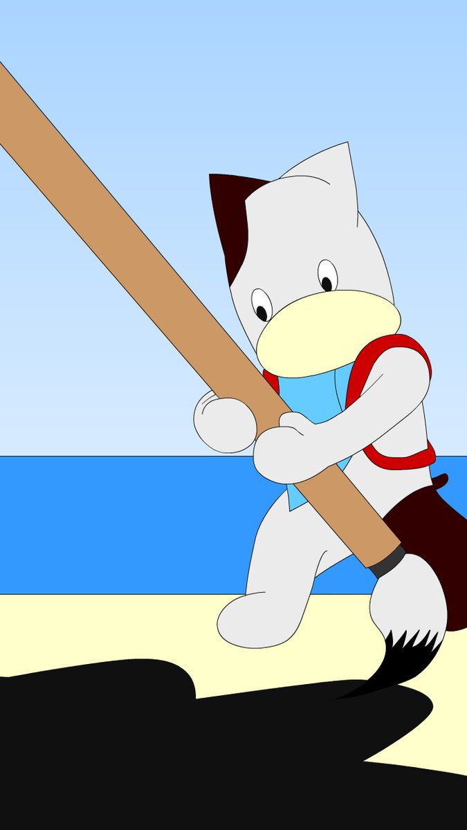 yashirogram's tweet image. What is Moomoo's groundbreaking new style of calligraphy?🖌️
It's an unconventional "technique" where tradition meets playful creativity!