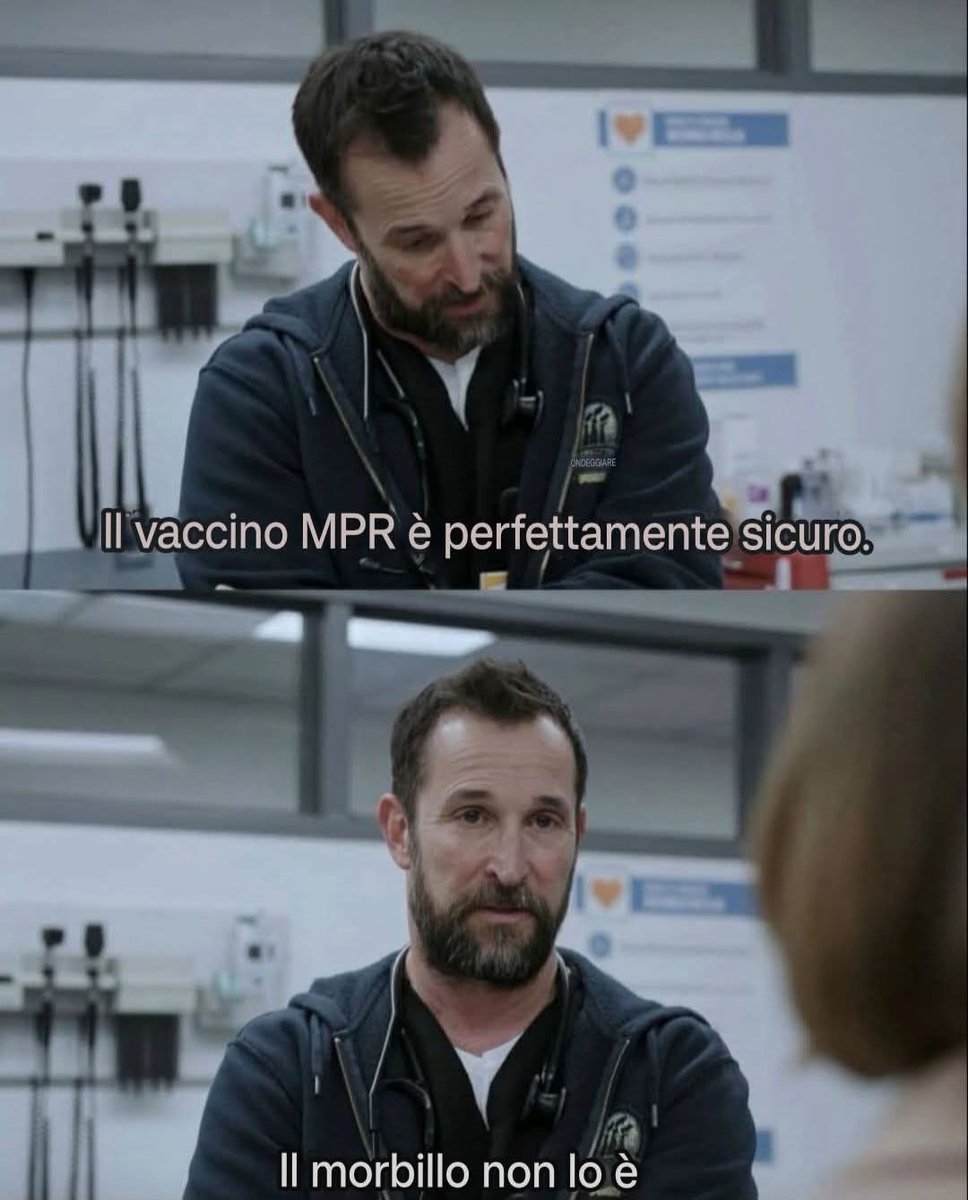 Dalla serie THE PITT
(Chissà, magari la gente che la guarda impara qualcosa di utile 😉)