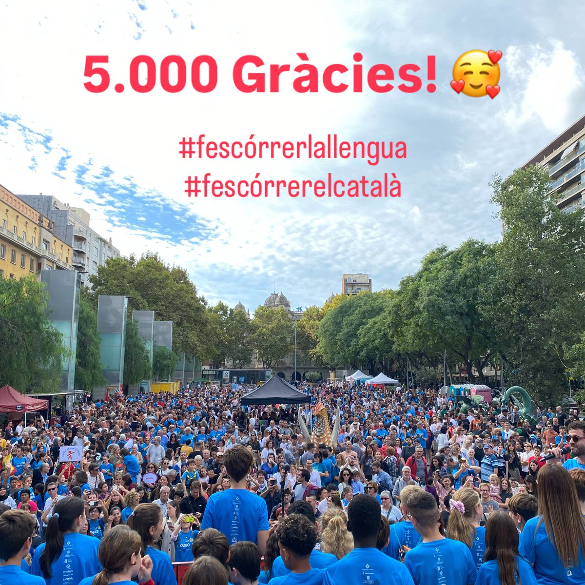 Doncs això, gràcies! 

Corre la llengua si la fas córrer tu!