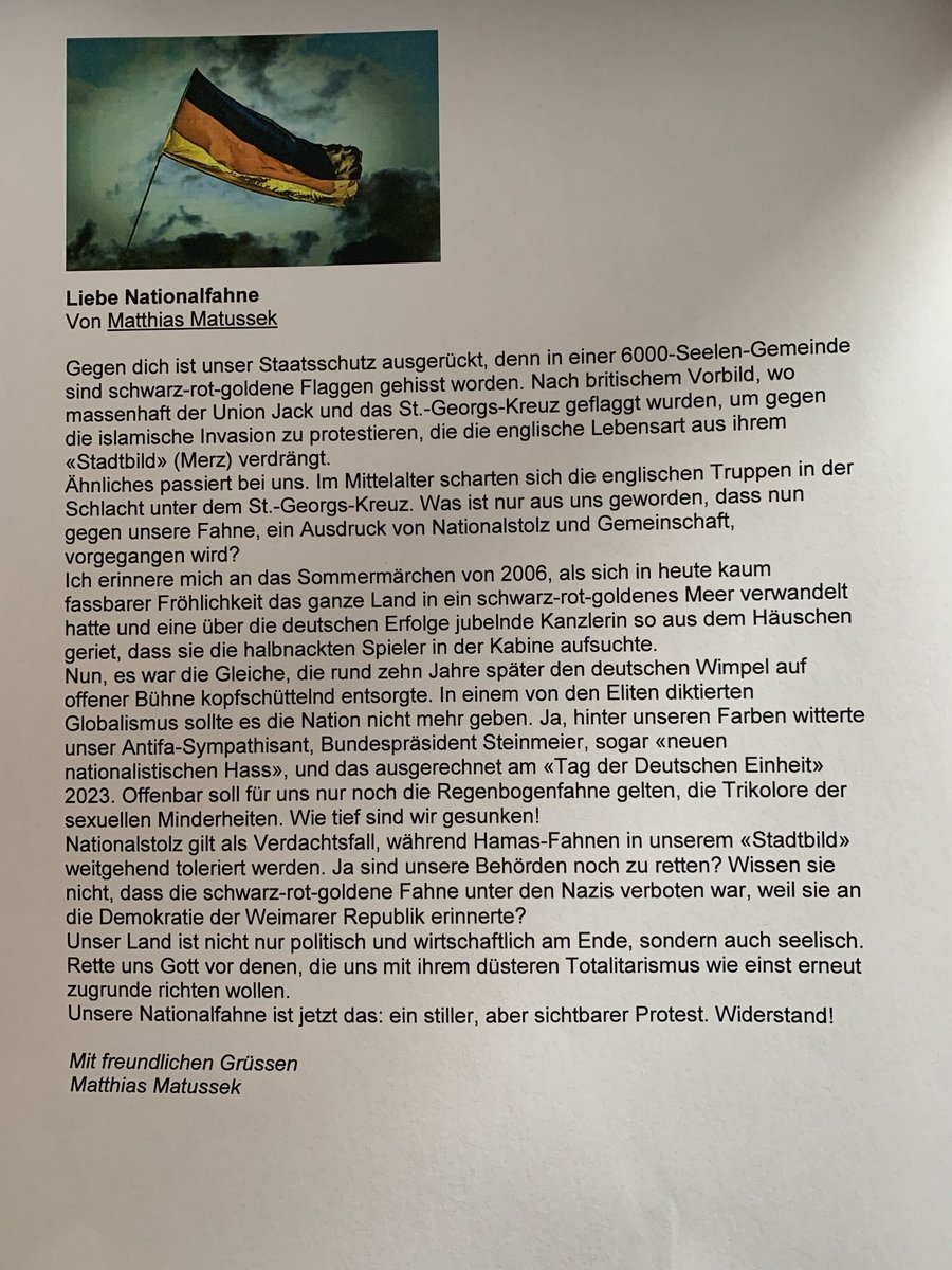 RainerHorn16's tweet photo. interessant, was herr matussek schreibt: https://t.co/sFtDsPUoQn