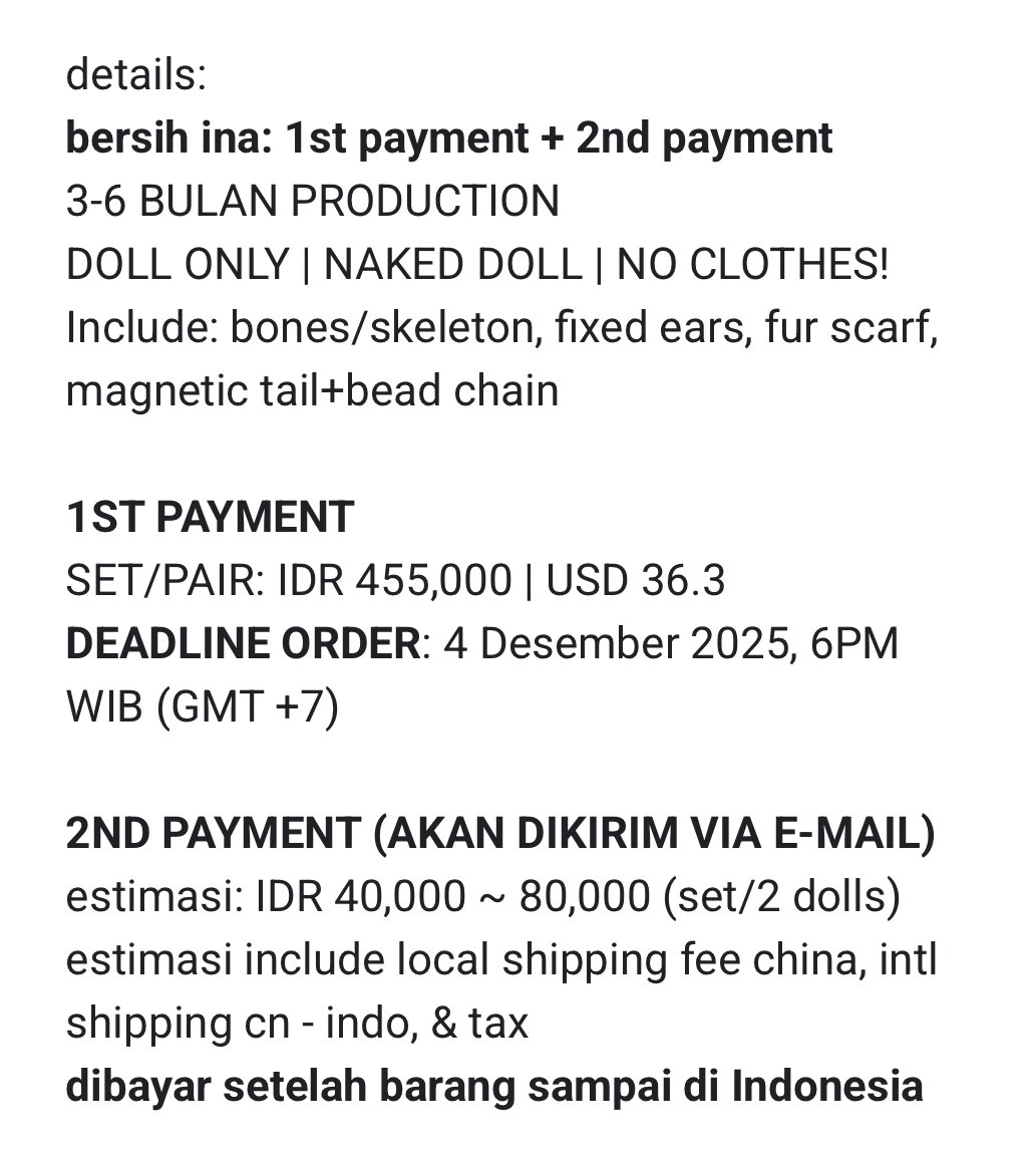 takoyakinyu's tweet photo. 🇮🇩.🌏 go / help rt 

ORV: Tiger Joong &amp; Cat Dok 10cm doll by @HikaruYukiiii 

💰 IDR 455,000 
❌ ISF
CLOSE: 4 Desember 2025. 6PM WIB (GMT+7) 

FAQ: https://t.co/TsDW7yUzyL 
order &amp; details: https://t.co/nIvSDvOZkM https://t.co/3XqEt04Inx