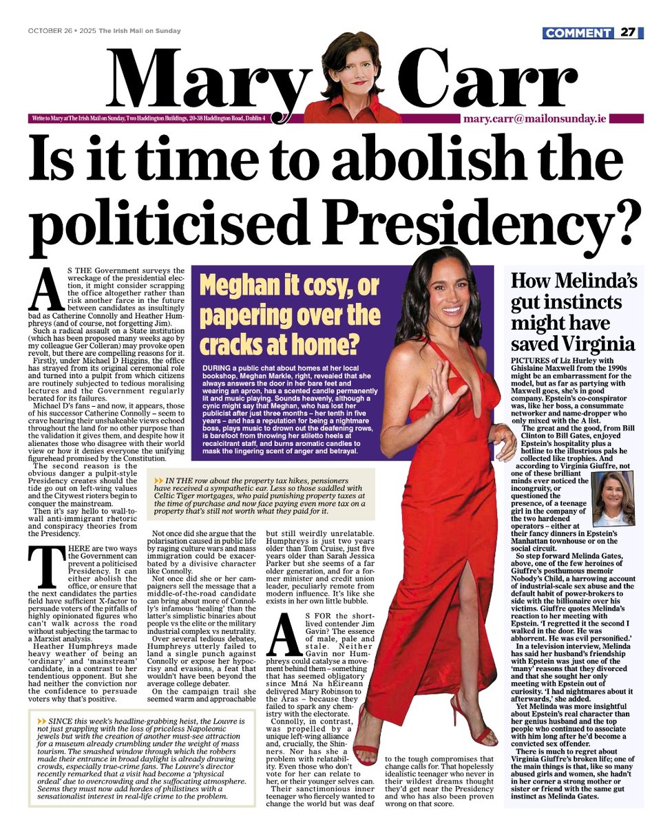 caulmick's tweet photo. The #Columnists Meltdown post Connolly win.
#PE25 #Aras25 https://t.co/kSb7md6Kb1