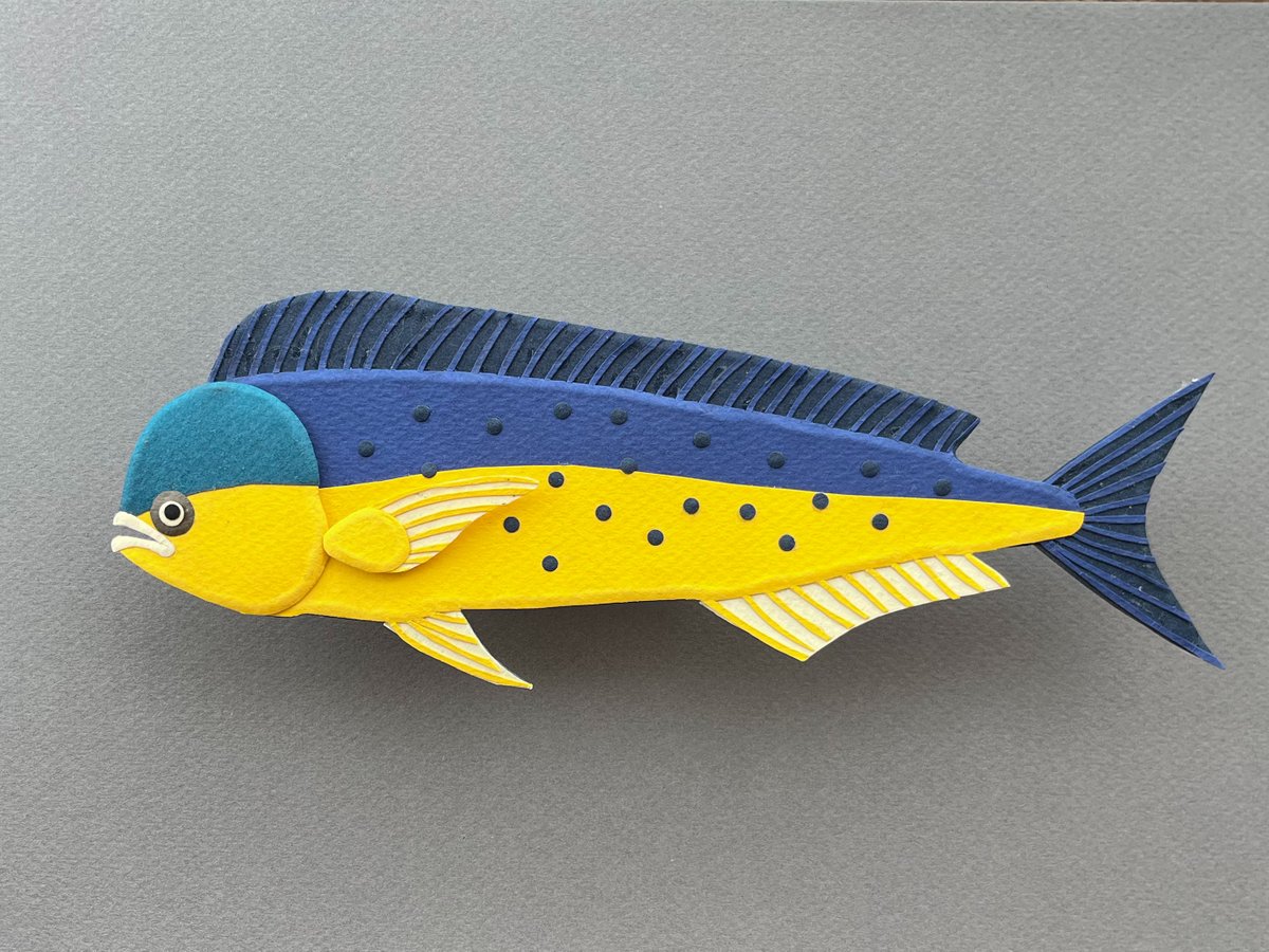 Mihoome_akiyama's tweet photo. Whose tail is this?
Cool in graphite grey β
β¦it suits the mahi-mahi perfectly! ππβ¨
#paperart #papercraft #mahimahi #fishart #oceanart #artofpaper #colorstudy #cutpaper #creativeprocess #paperartist #3Dpapercraft #contemporarycraft https://t.co/znETdFdhzv