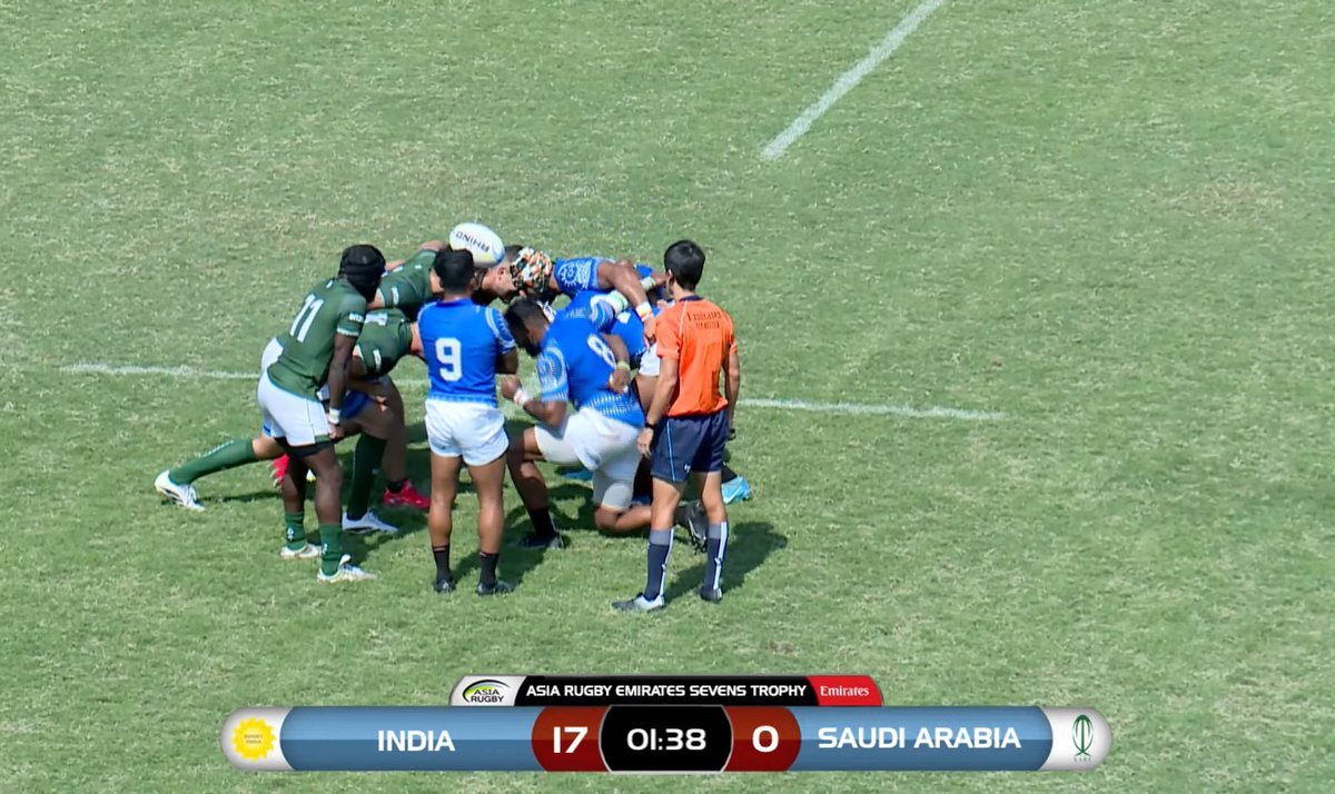 🔥HISTORIC

🏉 INDIA MEN'S RUGBY SEVENS TEAM QUALIFIED FOR THE TOP DIVISION OF ASIAN RUGBY FOR THE FIRST TIME

India defeated Saudi Arabia 🇸🇦 17-0 to qualify for the Final of Asian Rugby Sevens Trophy &amp; book their place at the top tier of Asian Rugby Sevens event.

Final vs